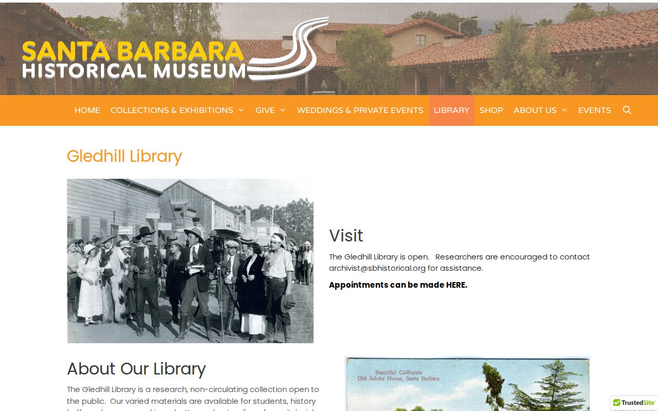 Santa Barbara city directory research at the Gledhill Library